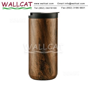 木紋保溫咖啡杯